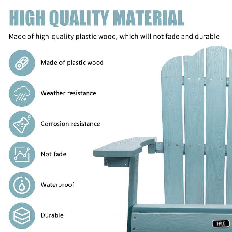 Backyard Furniture Painted Seating with Cup Holder For Lawn Outdoor