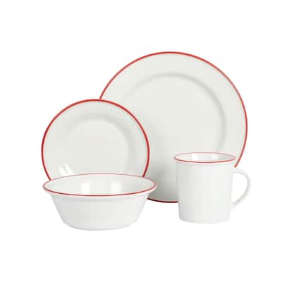 Martha Stewart Cliffield 16 pc Porcelain Dinnerware Set
