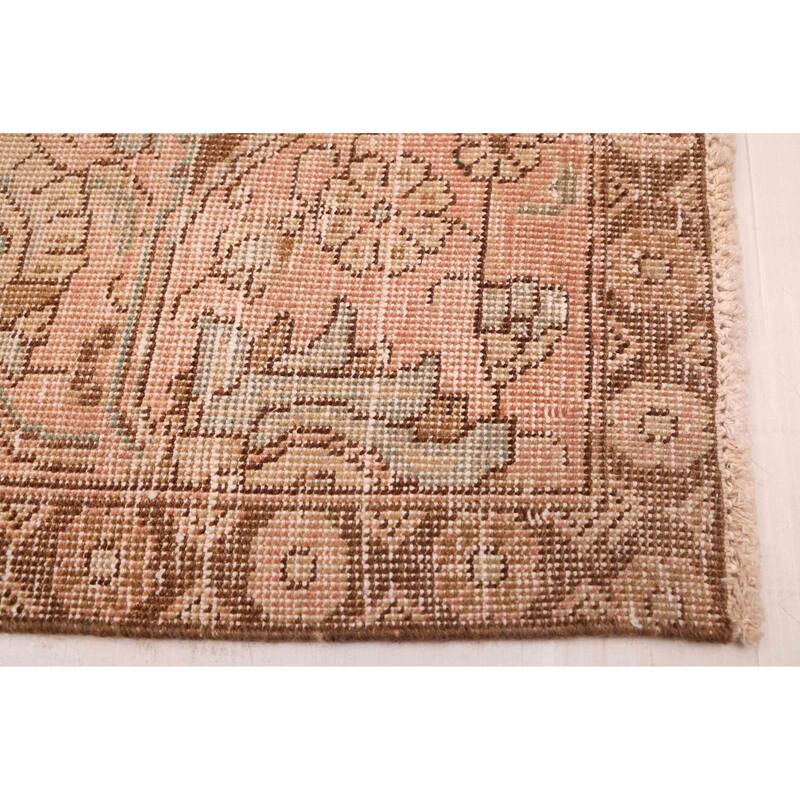 ECARPETGALLERY Hand-knotted Antalya Vintage Copper Wool Rug - 9'8 x 12'10