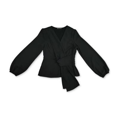 I.N.C Womens Drape Front Pullover Blouse