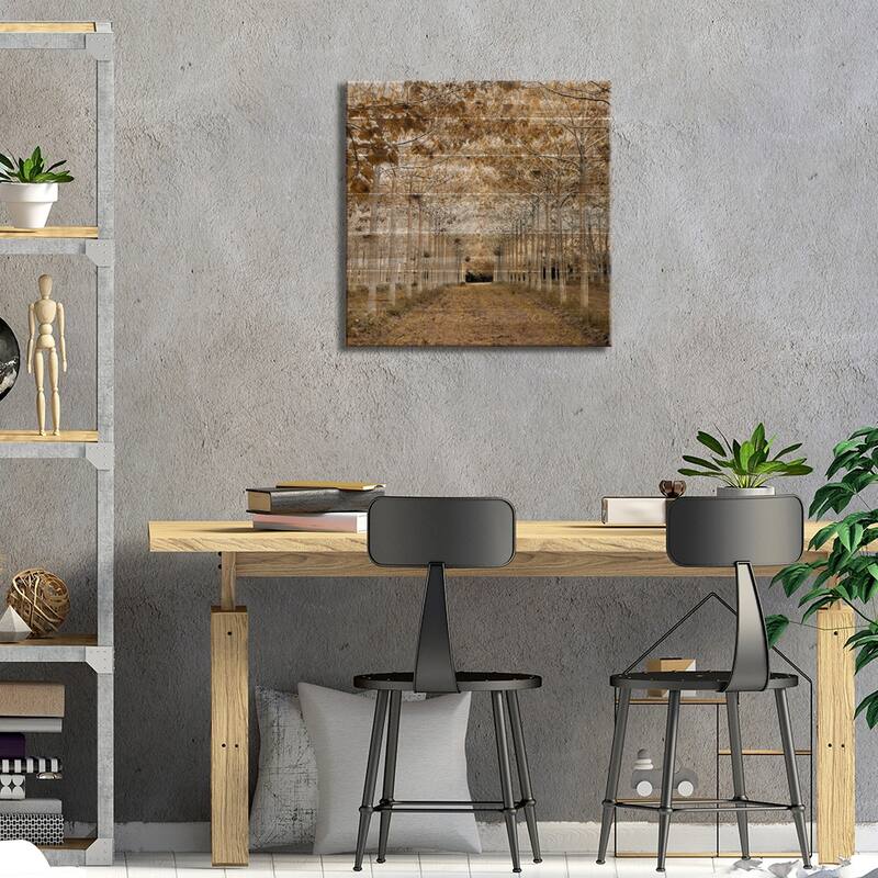 White Gold Print On Wood by Assaf Frank - Multi-Color