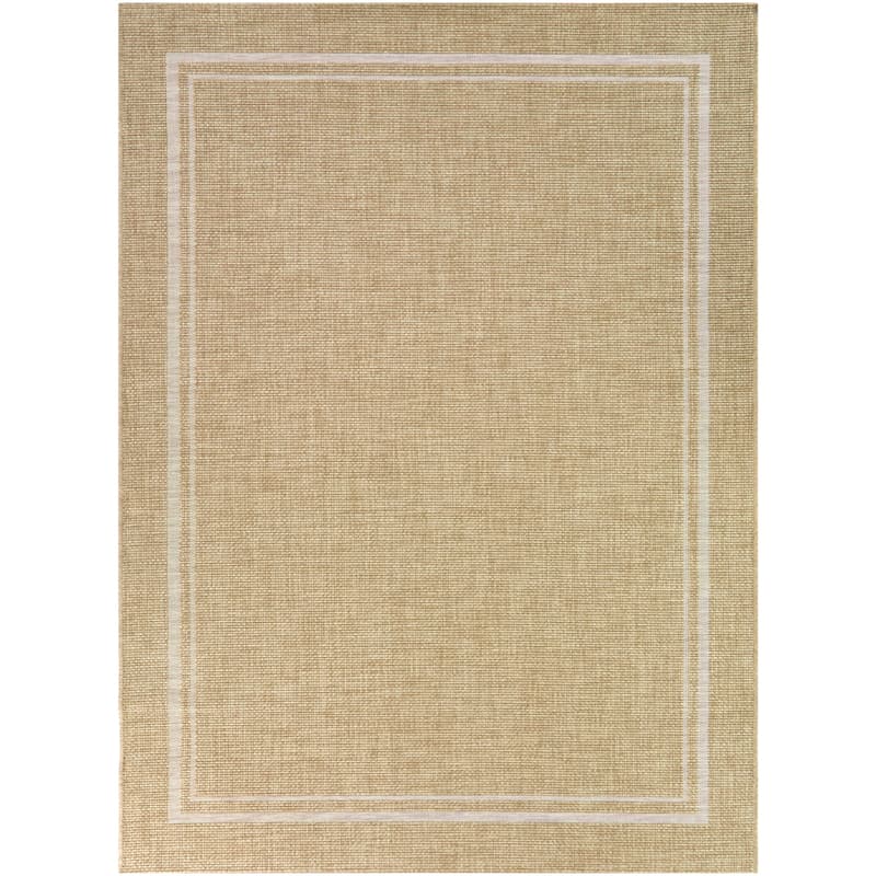Proust Solid Border Indoor/Outdoor Area Rug