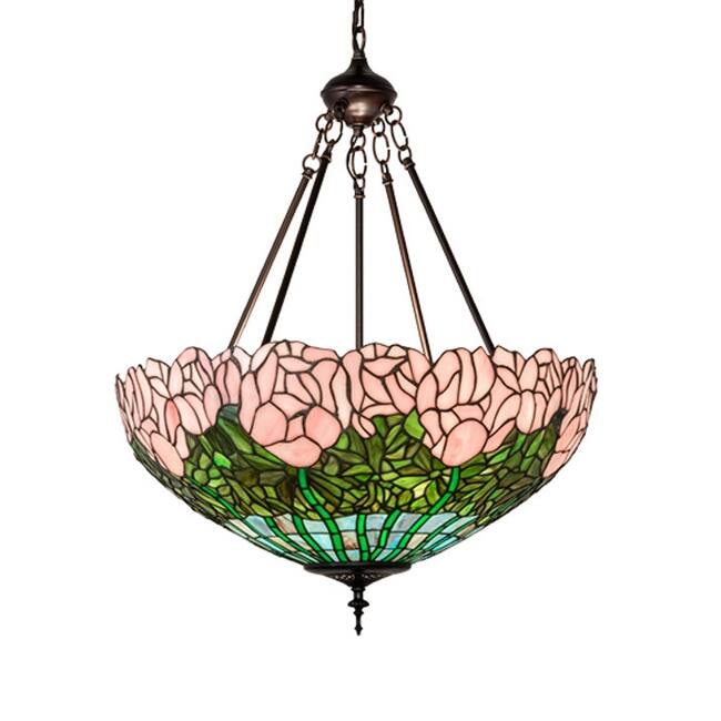 Meyda Tiffany 231156 3 Light 22" Wide Pendant - Mahogany Bronze