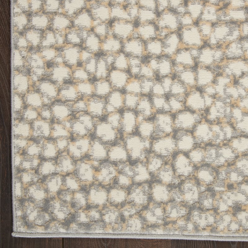 Nourison Joli Modern Abstract Pebble Area Rug