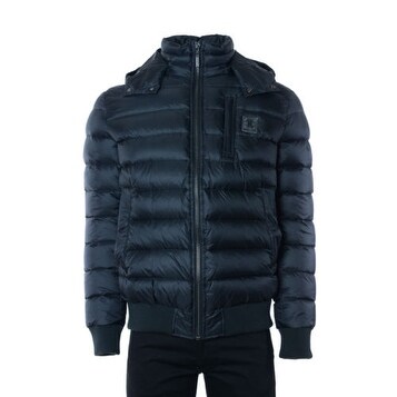 Roberto Cavalli Men's Solid Black Puffer Jacket