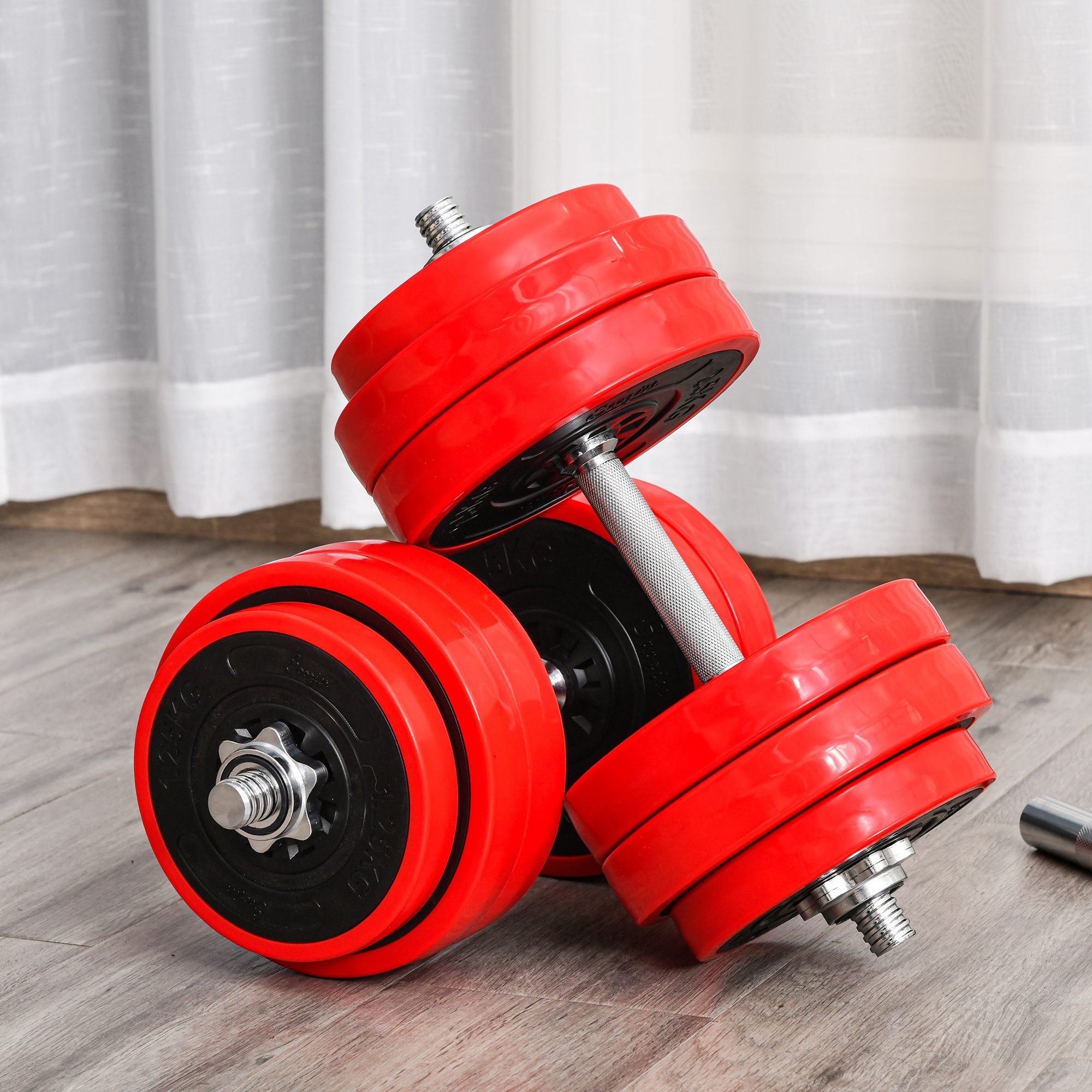 Adjustable Dumbbells 30KG 66LBS With Connector Options Convertible To Barbell for Home Men and Women Bed Bath Beyond 36854988