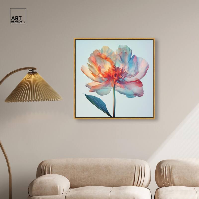 Peony Phases Canvas by Art Remedy