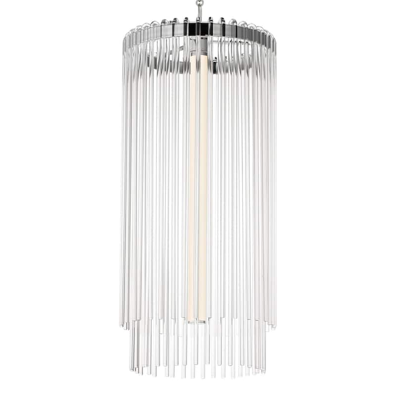 Maxim 38426CL Jolie 14" Wide LED Pendant - Polished Nickel