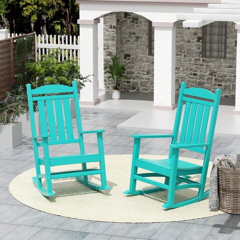 Laguna Classic Poly Eco-Friendly All Weather Rocking Chair (Set of 2)