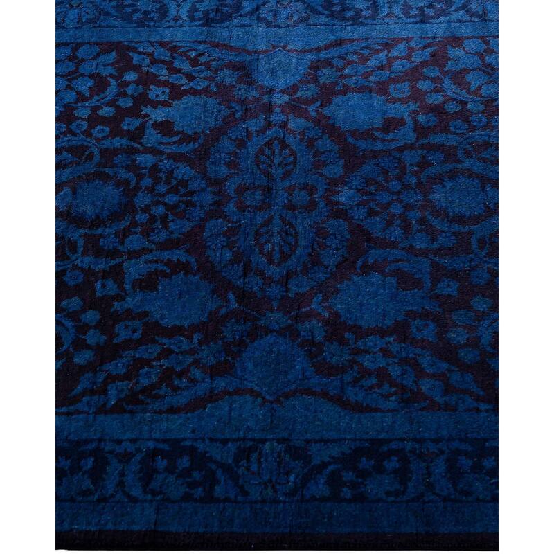 Fine Vibrance One-of-a-Kind Hand-Knotted Area Rug - Blue, 3' 1" x 5' 5" - 3' 1" x 5' 5"