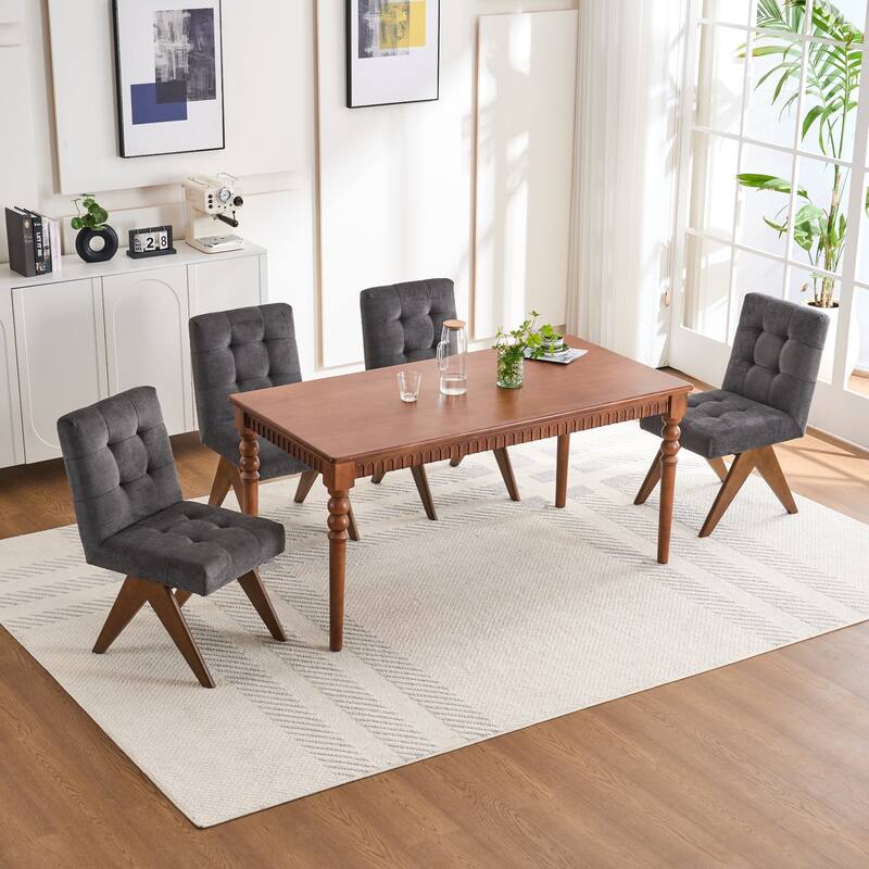 Mid Century Modern Dining Chair Set of 2