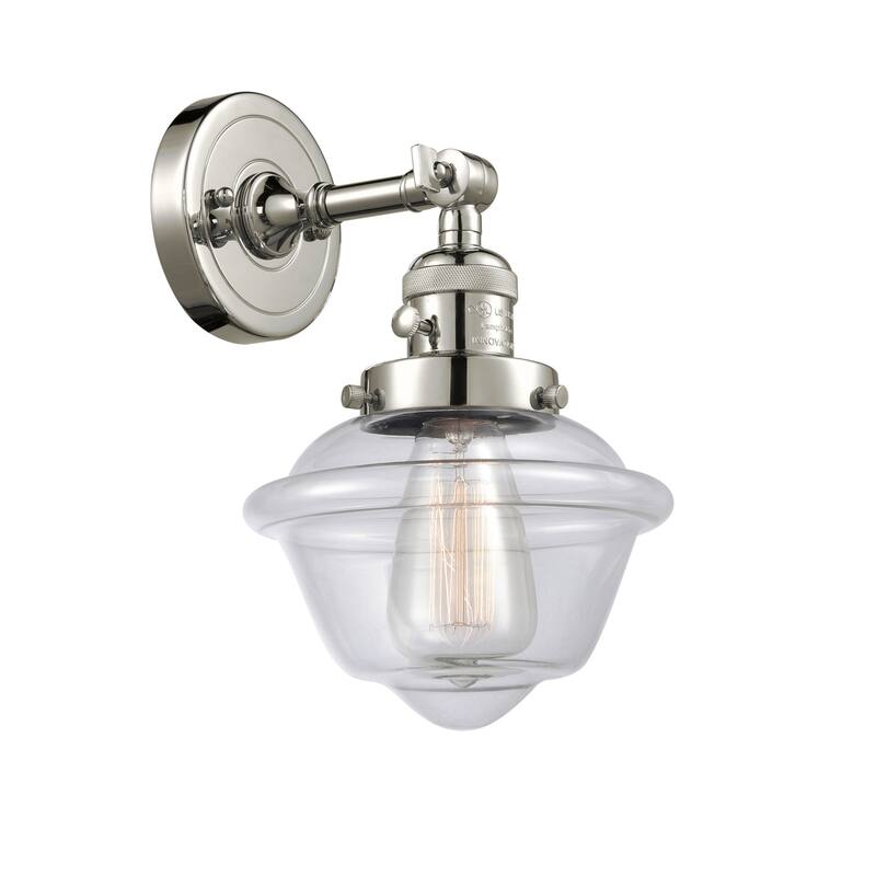 Innovations Lighting Small Oxford Single Light 12" Tall Bathroom