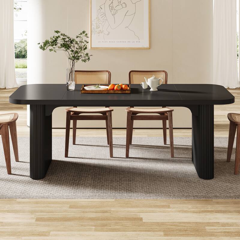 Wood Dining Table, Modern Kitchen Table, Dining Room Accent Table