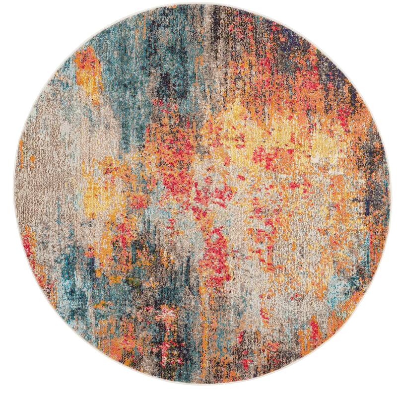 Nourison Celestial Modern Abstract Multicolor Area Rug
