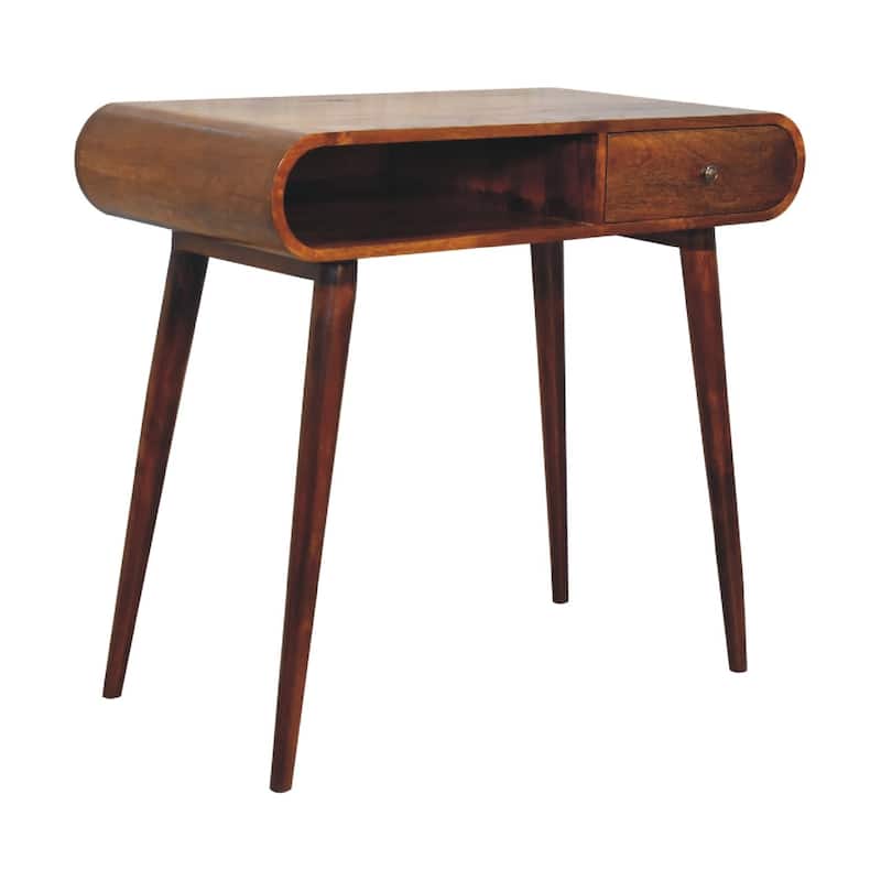 Artisan Furniture Chestnut London Open Console, Brown with one Drawer