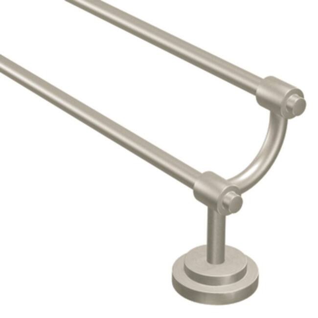 Moen 24" Double Towel Bar from the Iso Collection - Brushed Nickel