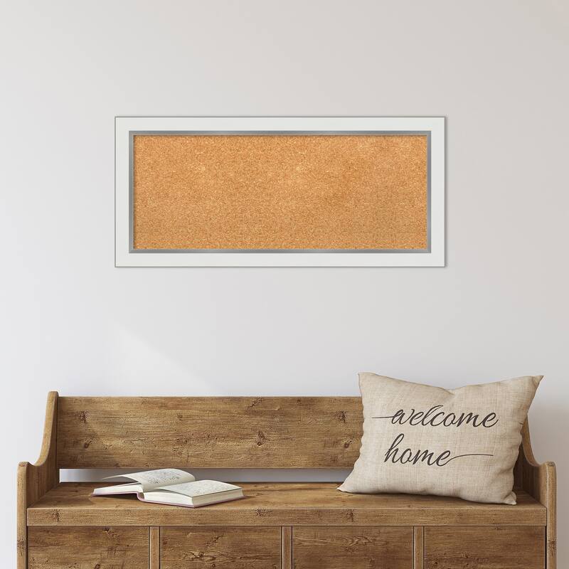 Eva Narrow Framed Cork Bulletin Memo Board