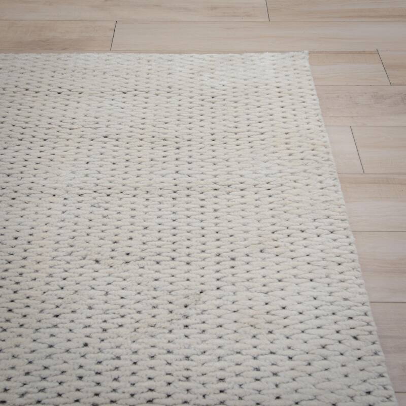 Alora Decor Haze Contemporary Basketweave Area Rug