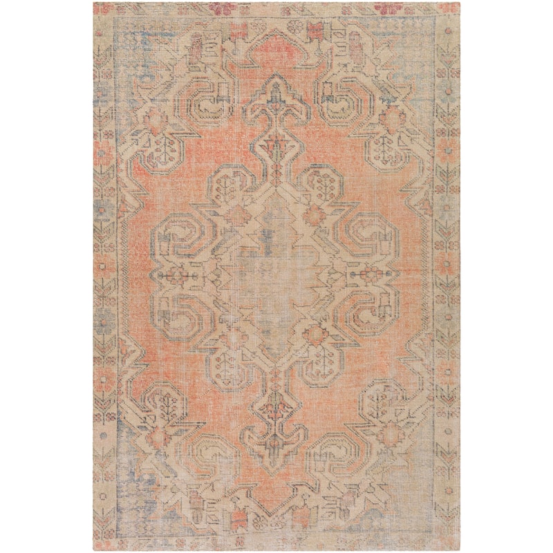 Livabliss Korah Handmade Printed Medallion Area Rug