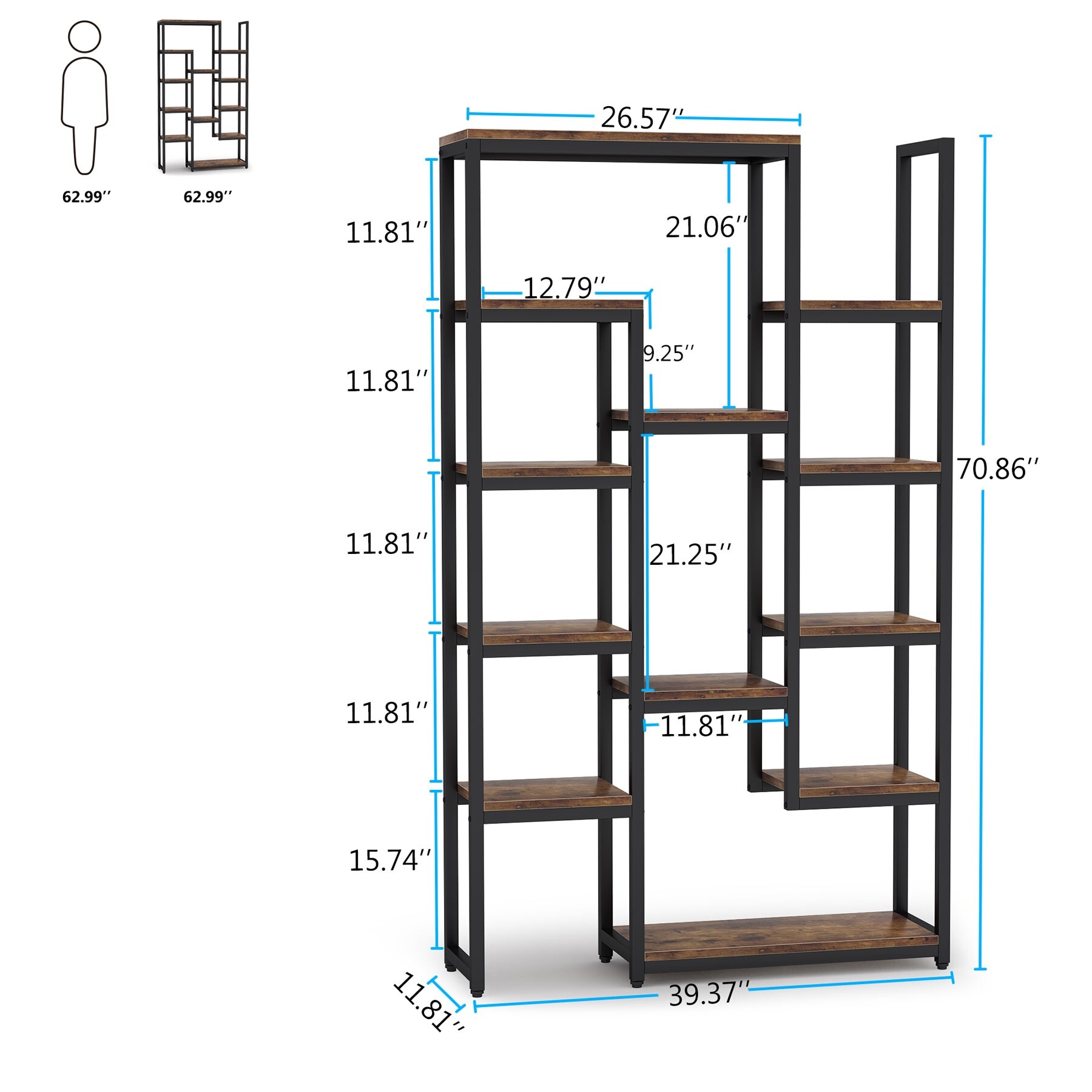 12 inch tall shelf discount