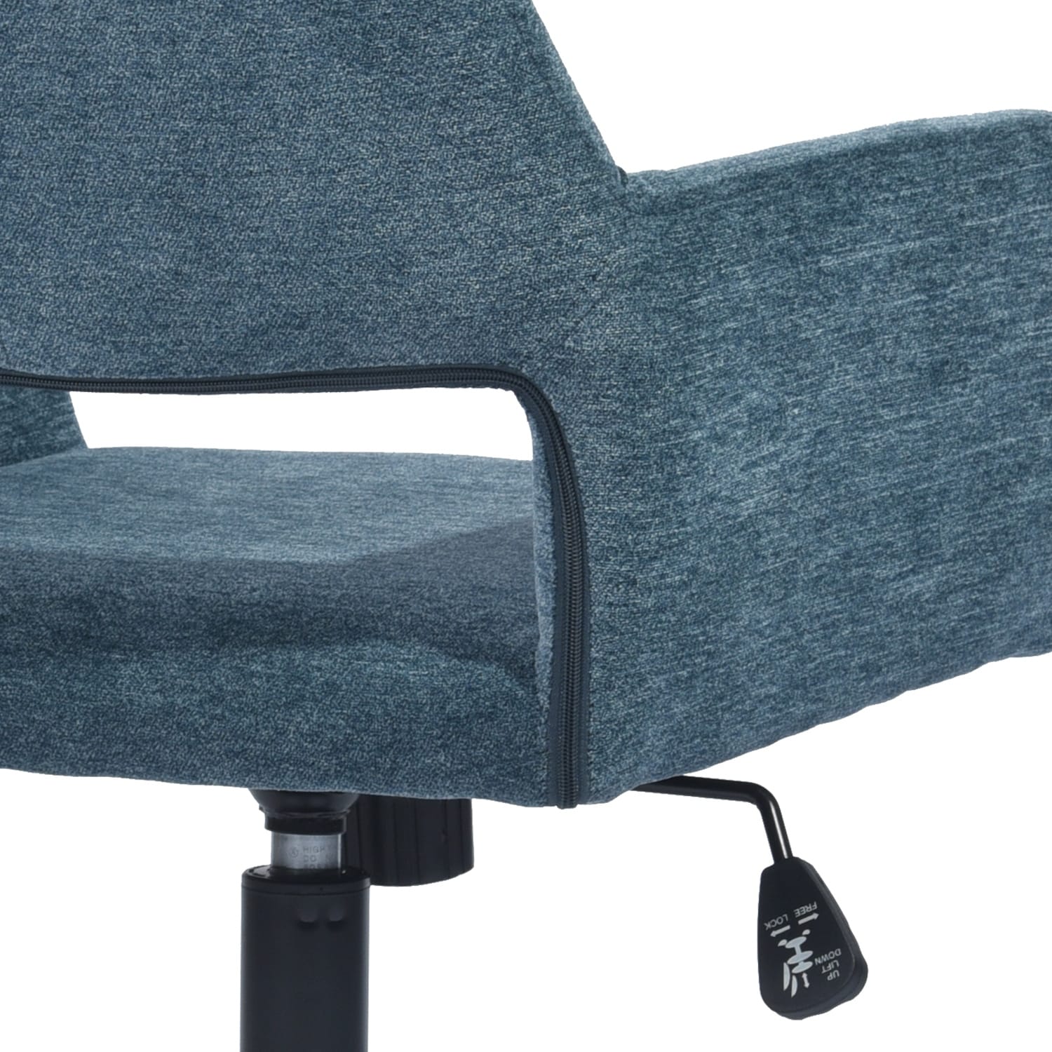 Porch & den sabrina online velvet home office swivel chair