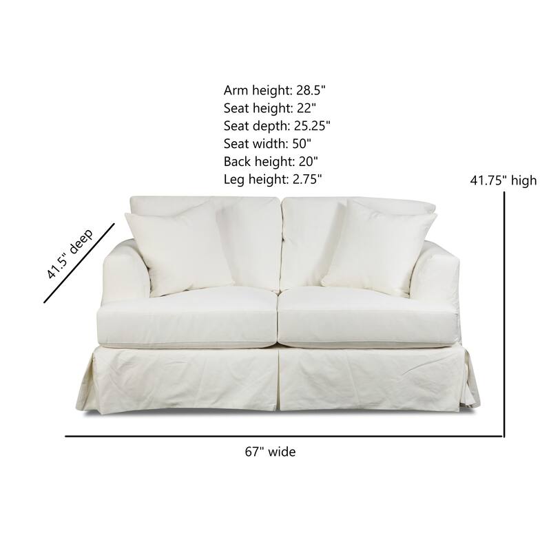 Zack Slipcover Loveseat