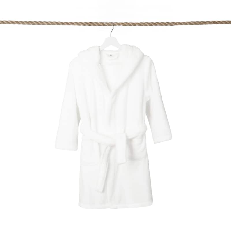 Sweet Kids 100% Polyester SUPER PLUSH Double Brushed Hooded Bathrobe