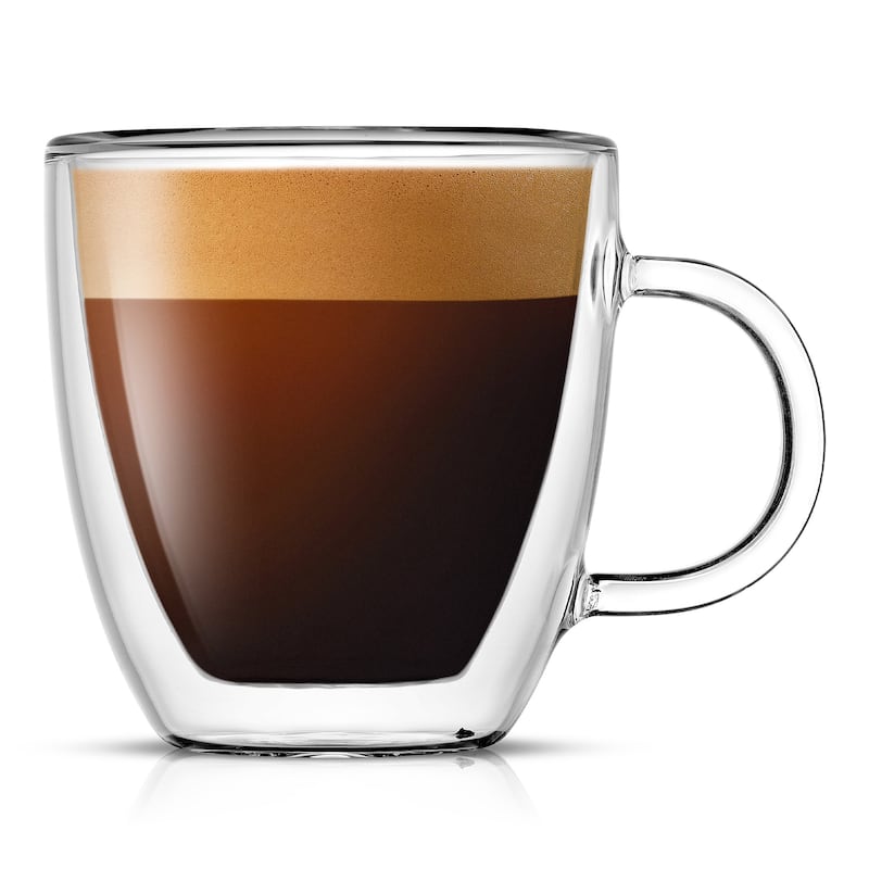 Savor Double Wall Insulated Espresso Glasses - 5.4 oz - Set of 2 - 5.4 oz