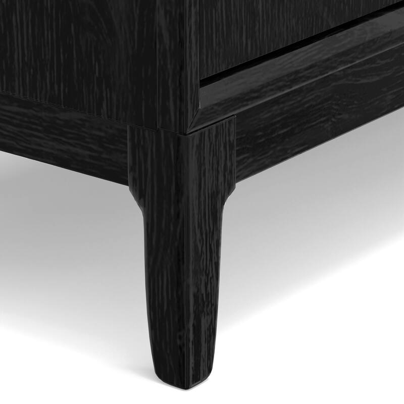 Cove Server with 3 Drawers and 2 Cabinets, Vintage Black