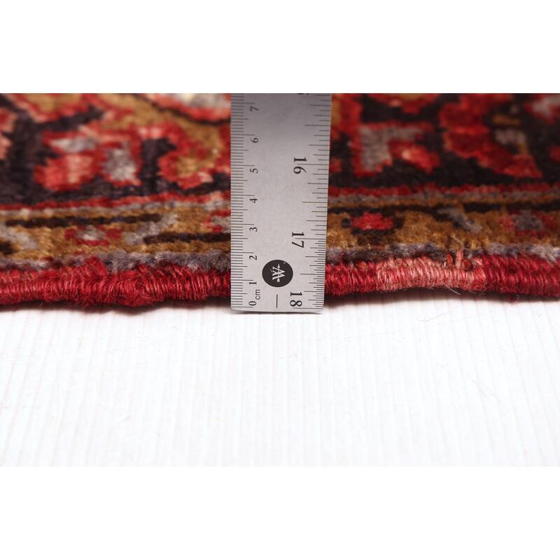 ECARPETGALLERY Hand-knotted Sarabi Dark Red Wool Rug - 9'5 x 12'2