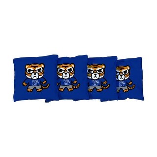 Memphis Tigers Tokyodachi Blue Cornhole Bags