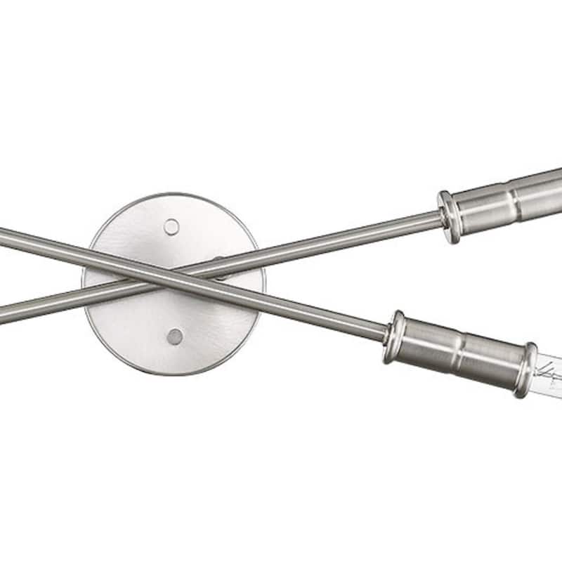 Carrington Small Satin Nickel Bulb Vanity or Sconce Mirror Light