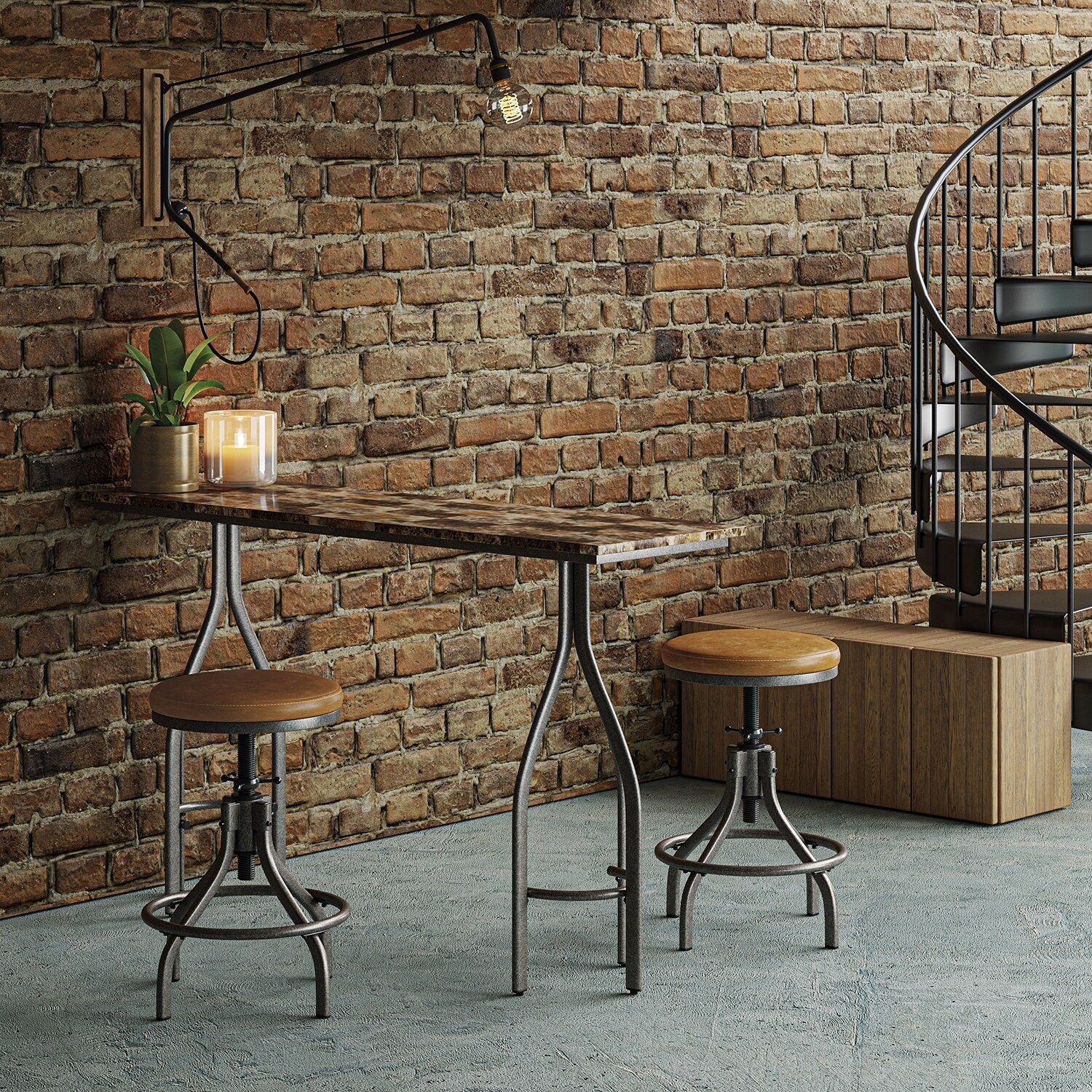 Urban chic dining on sale table and chairs
