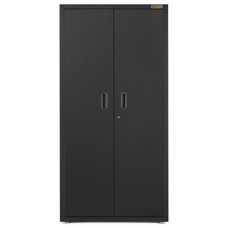 Gladiator GarageWorks, Ready-to-Assemble Large GearBox Cabinet - Hammered-Granite/Hammered Granite