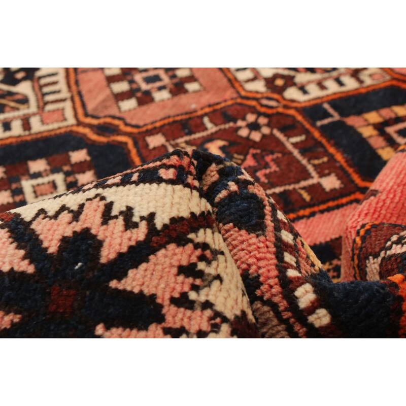 ECARPETGALLERY Hand-knotted Kayseri Vintage Dark Brown Wool Rug - 5'1 x 9'8