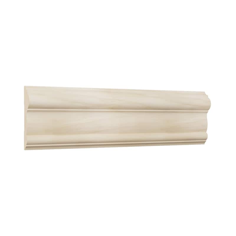 WM297: 11/16-in D x 3-in W x 96-in L Americraft Solid Hardwood Stain Grade Chair Rail Moulding
