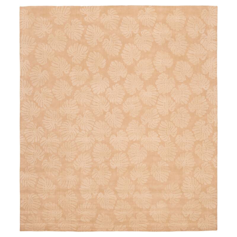ECARPETGALLERY Hand Loomed Kashkuli Gabbeh Beige Wool Rug - 9'8 x 10'7