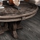 preview thumbnail 7 of 12, The Gray Barn Cornerways Rustic Brown 60-inch Wood Round Dining Table
