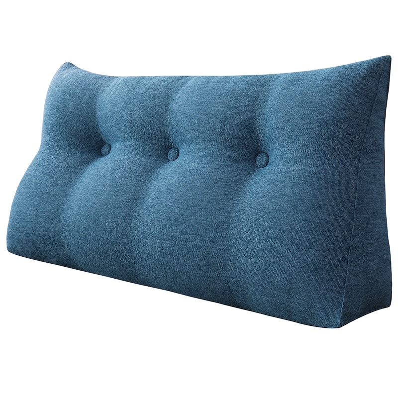 Backrest Reading Throw Pillow Wedge Headboard for Twin Bed
