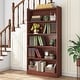 preview thumbnail 32 of 41, 6-Tier Open Bookcase, 72 inches Large Tall Bookshelf