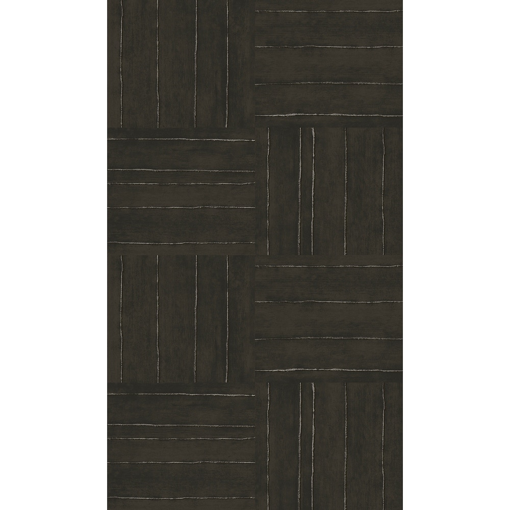 Seabrook Designs Plaza Geometric Non-Woven Unpasted Wallpaper