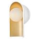 Option Satin Off-White / Lacquered Brass