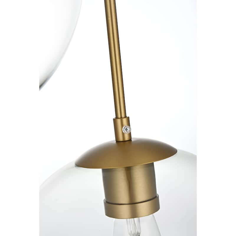 Elegant Lighting Baxter 3 Light 20" Wide Multi Light Pendant with