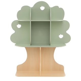 Costway 45” Kids Tree Bookshelf with Open Shelves for Reading Nook, - See Details