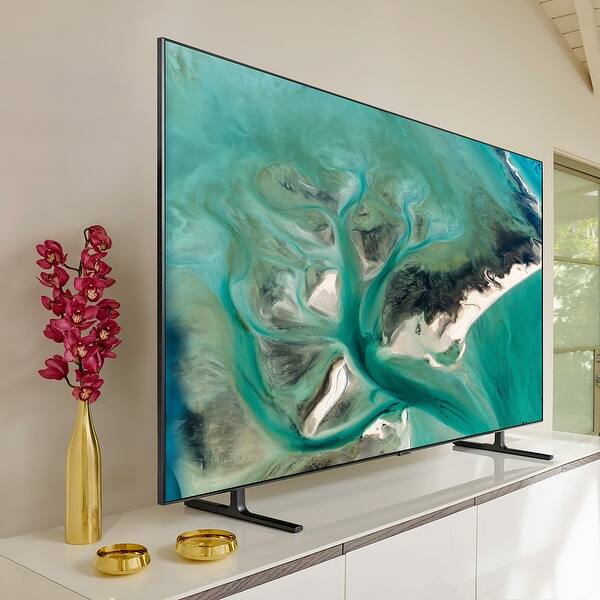 Shop Samsung Qn75q80r 75 Qled 4k Uhd Smart Tv With Bixby