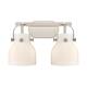 Option Satin Nickel / Matte White