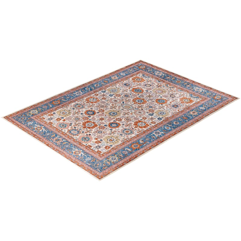 Serapi One-of-a-Kind Hand-Knotted Area Rug - Ivory - 8' 9" x 12' 1"
