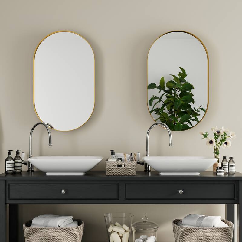 Wall Mount Metal Framed Medicine Cabinet with Storage