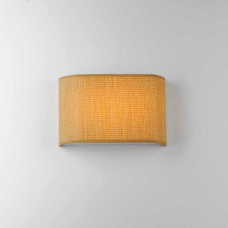 Maxim 10239 Prime 8" Tall LED Wall Sconce with Fabric and Synthetic