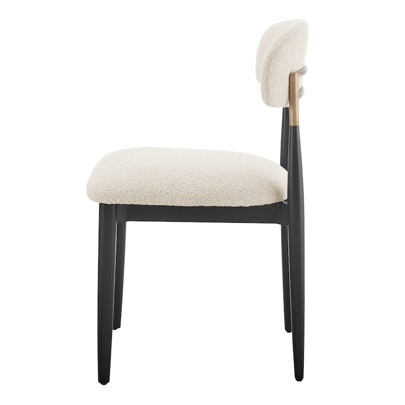 NPD Furniture Verna Boucle Dining Side Chair (Set of 2)